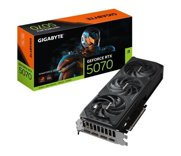Gigabyte GeForce RTX 5070 Windforce OC 12GB GDDR7 DLSS4