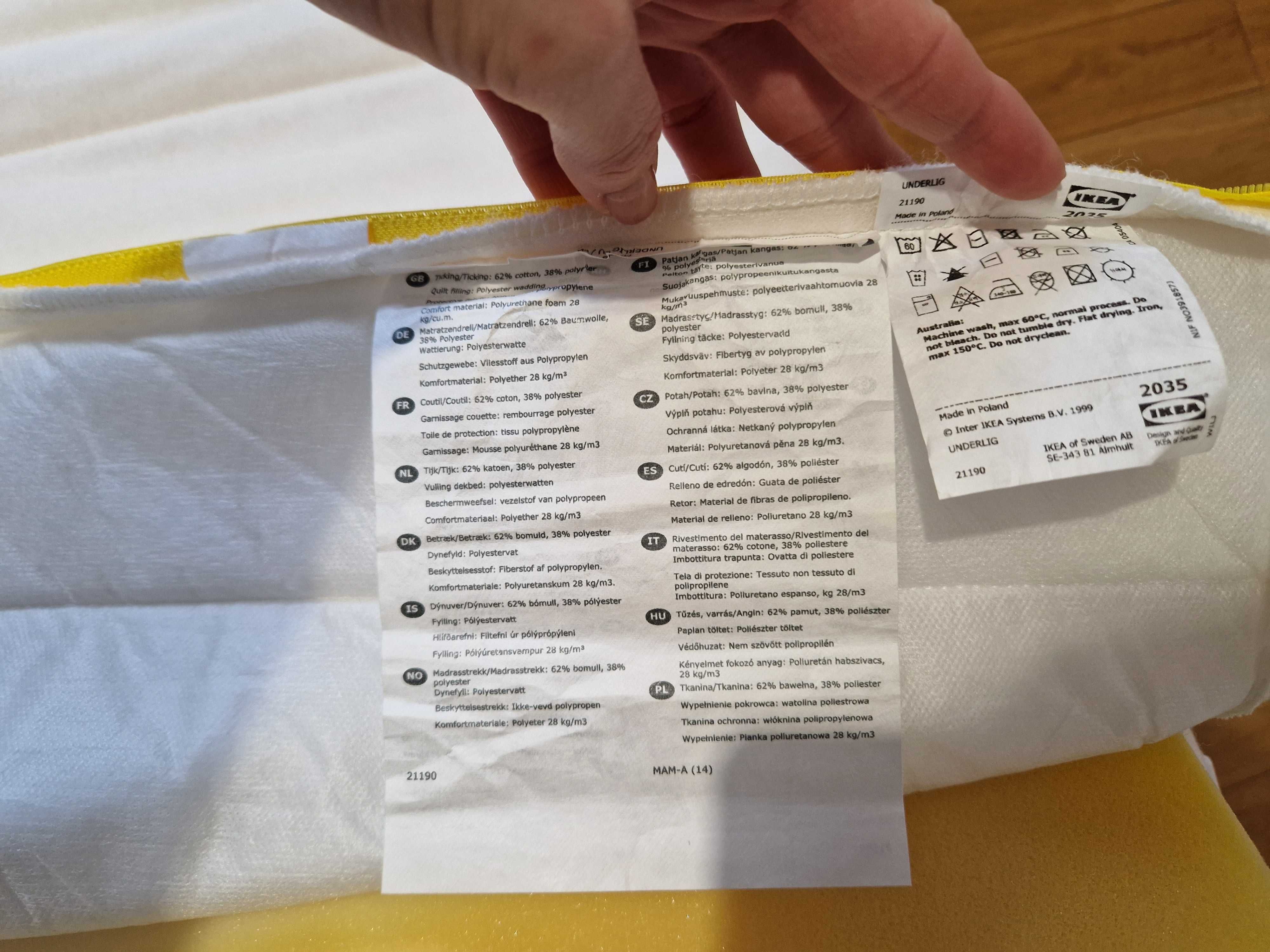 Ikea kritter białe z dnem, Włochy