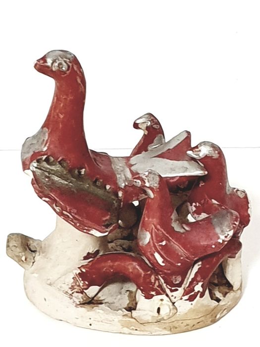Antigo apito de Barcelos em barro