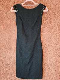 Ołówkowa czarną  sukienka rozmiar S