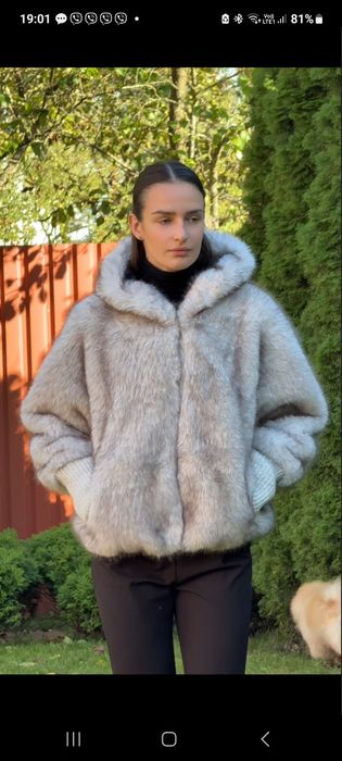 Шуба з екохутро типу ZARA