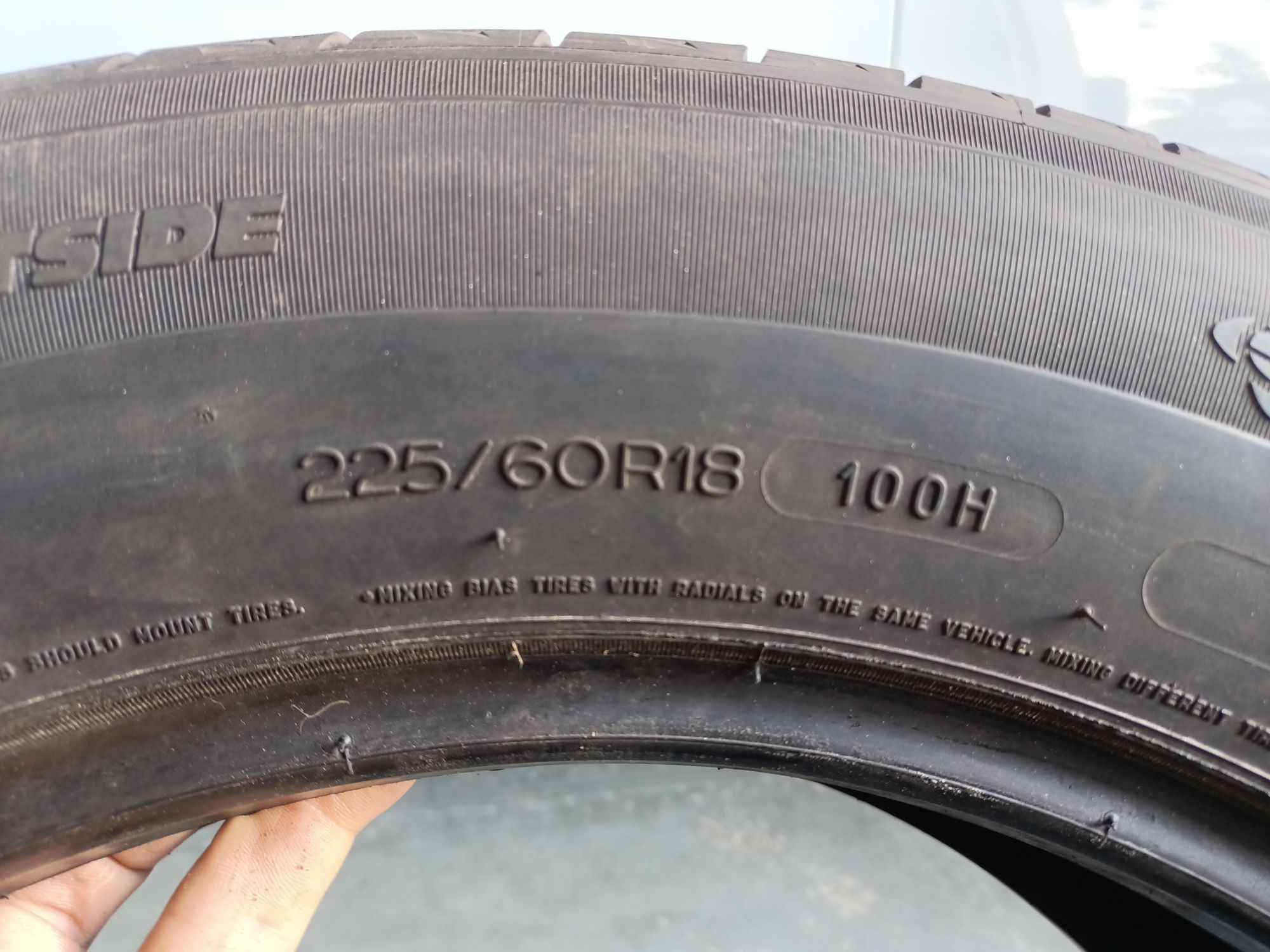 6.5mm 2 x 225/60/18 Michelin Latitude Sport Letnie Wysyłka