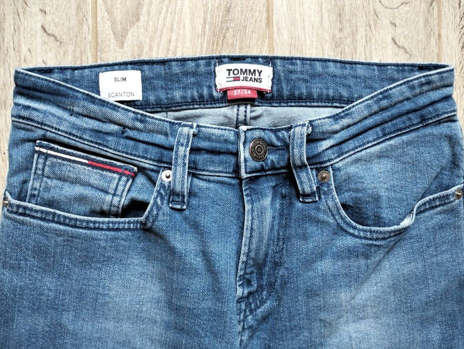 Jeansy Tommy Hilfiger męskie rozm. 27/34 slim