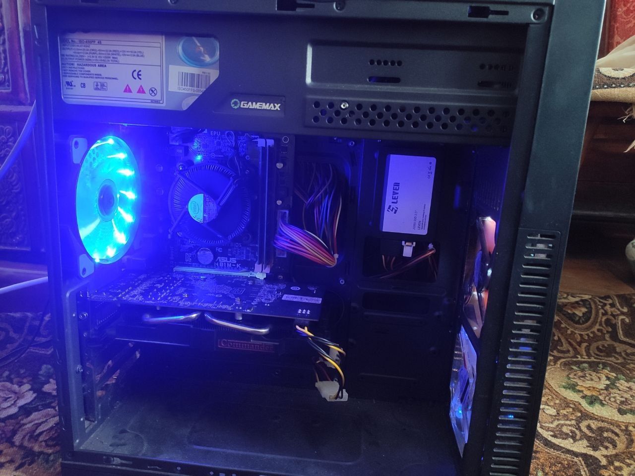 Игровой ПК + переферия "Intel i5+RX570,4Gb+12Gb,ОЗУ"