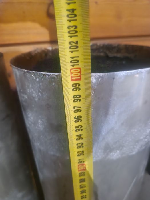 Труба димоходу 200 мм, нерж сталь 0,5 мм