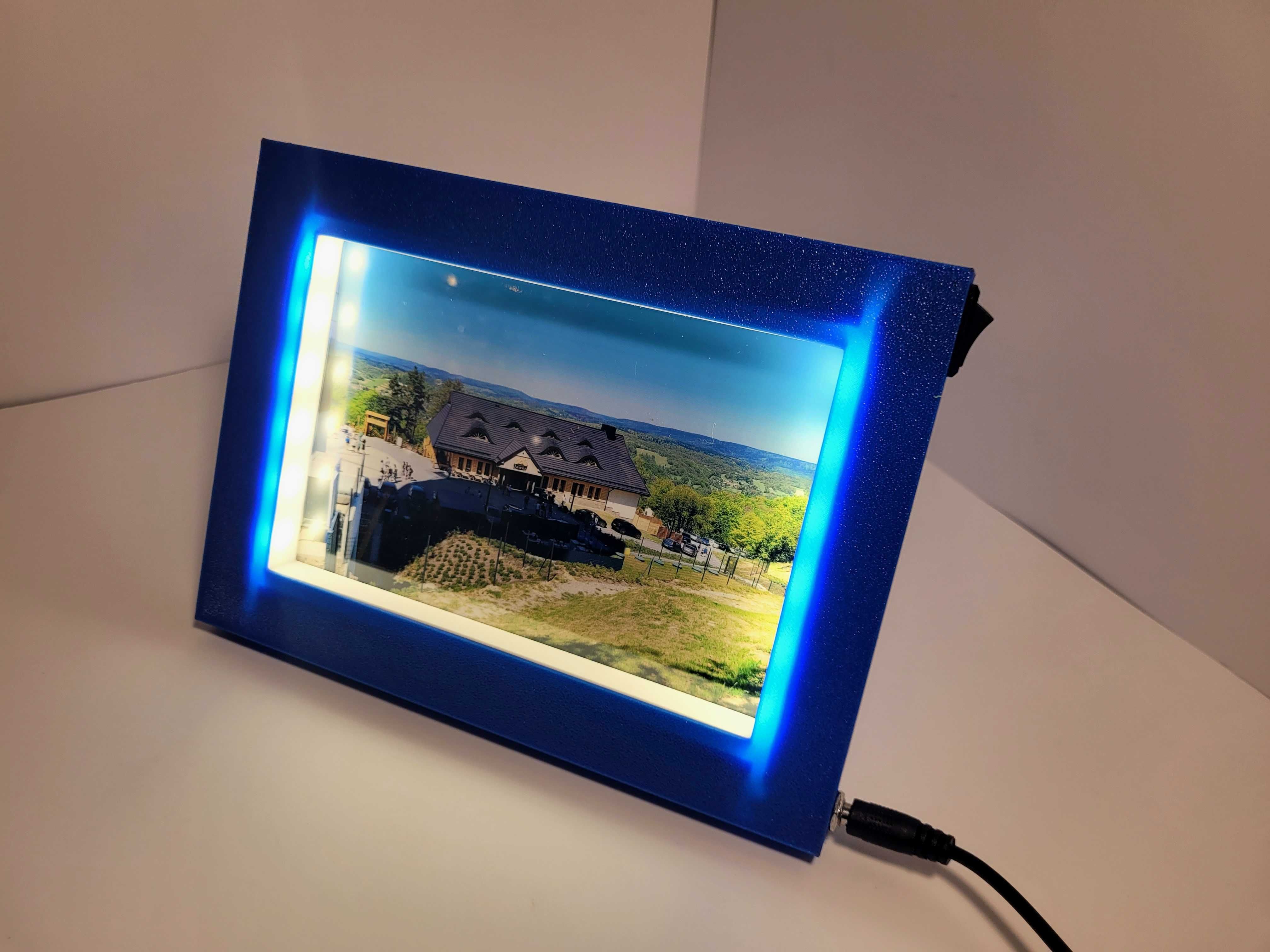 Ramka na zdjęcia 10x15 cm z podświetleniem LED!