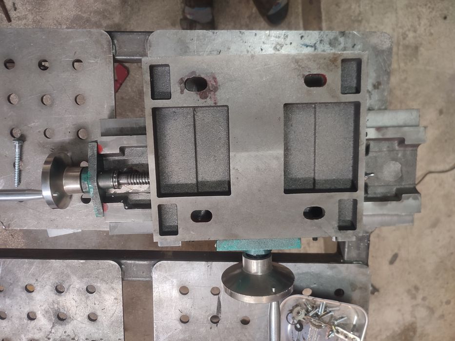 Stół krzyżowy do wiertarki stołowej masywny 25 kg