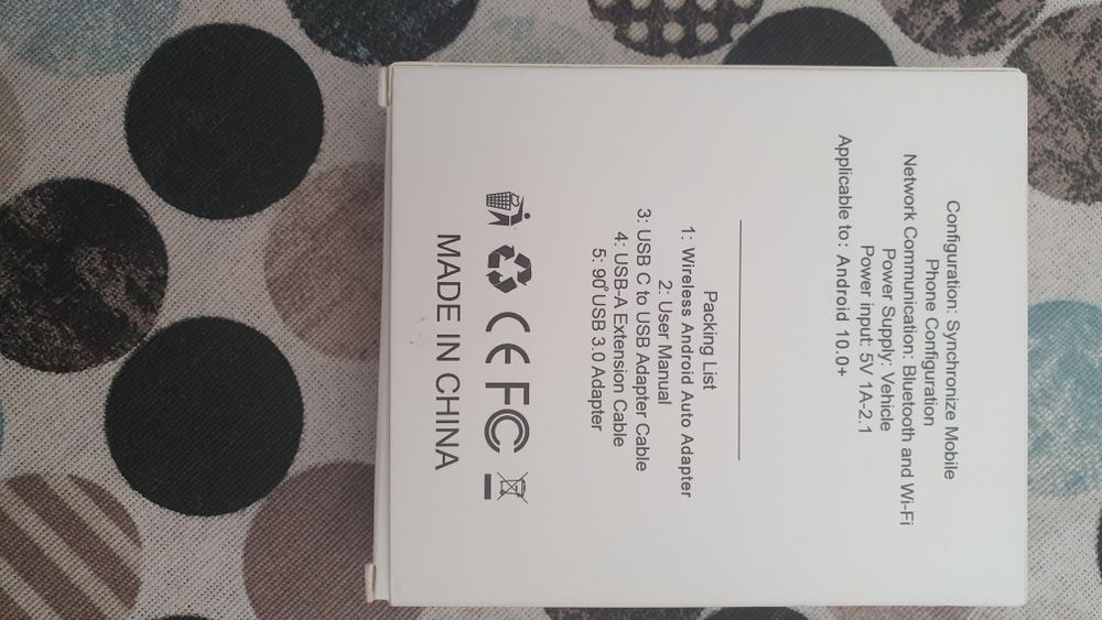 Бездротовий автомобільний адаптер Android Аuto | CarPlay