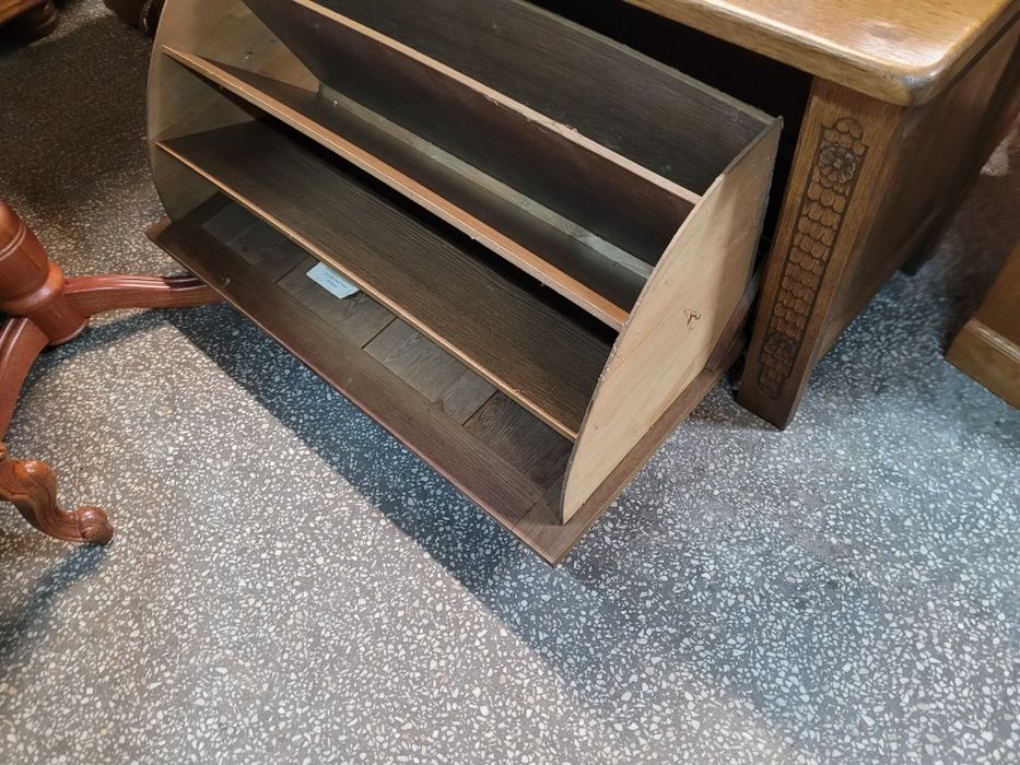 Komoda Kufer dębowy siedzisko, szafka na buty