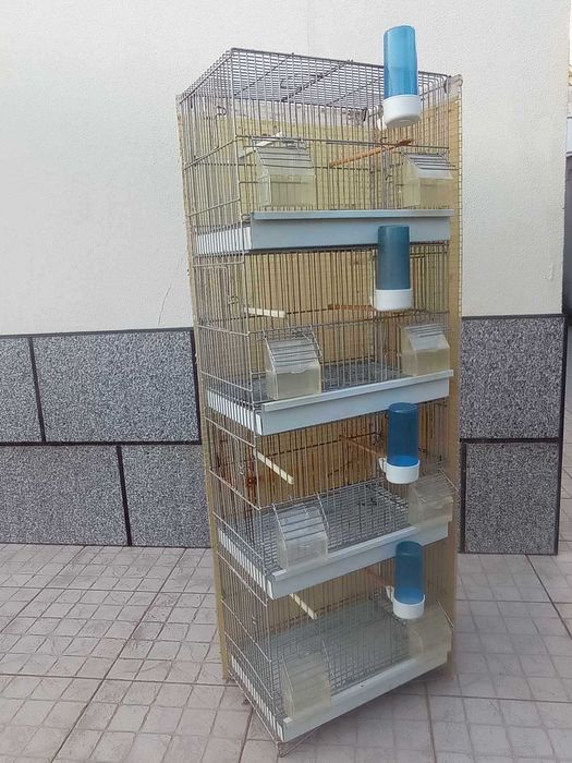 LOTE 4 gaiolas 1.20x0.40x0.25