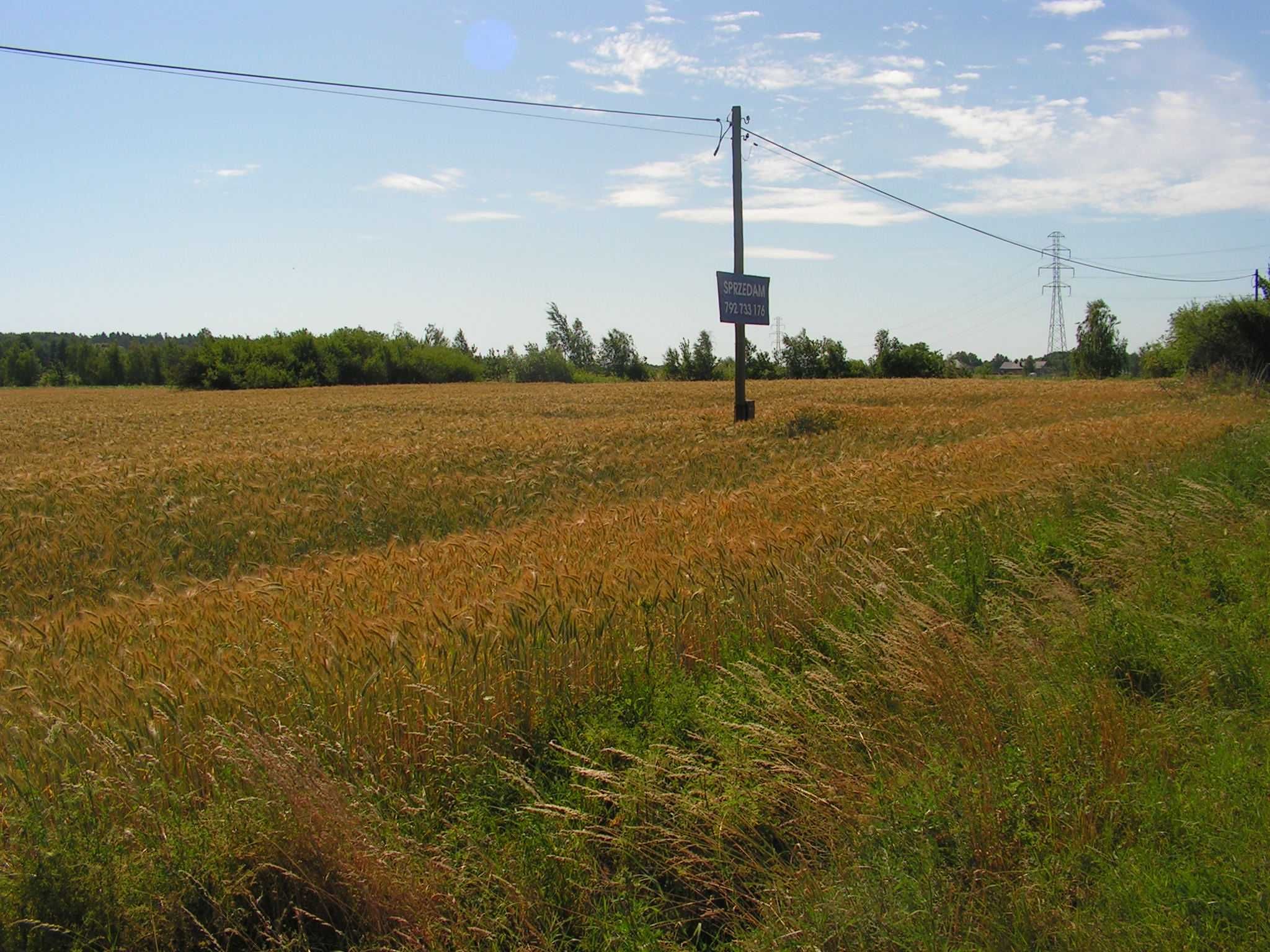 Działka budowlana 1200m2 i Rolno-budowlana 1ha