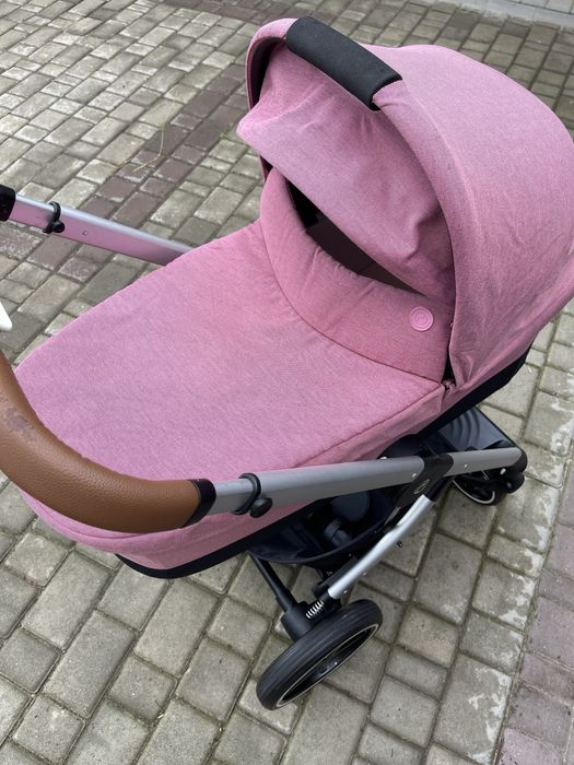 коляска Cybex Balios S Lux 2в1у кольорі Magnolia Pink.
