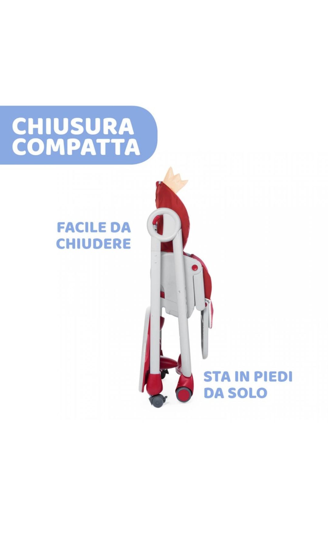 Cadeira alta Chicco (NOVA) polly2start lion (2)