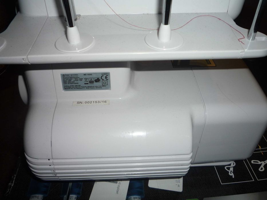 Maszyna do szycia OVERLOCK tec star MD 14302
