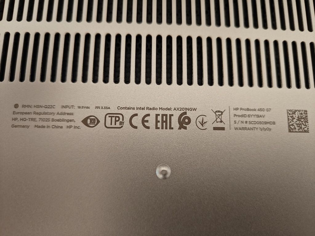 HP probook Екран 15.6" IPS(i5, 16gb, 256ssd)