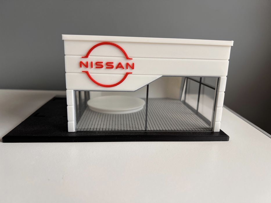 Diorama Stand Automoveis Nissan 1:64
