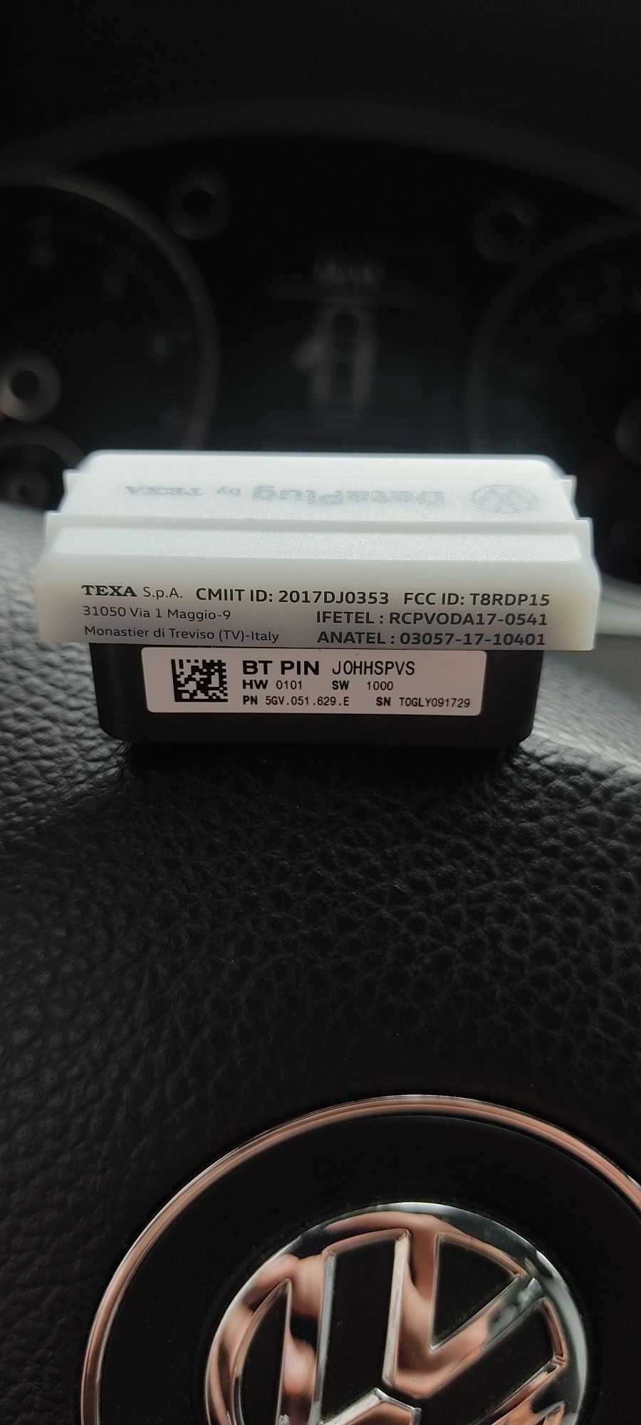 Автосканер OBD Data Plug by Texa Volkswagen original