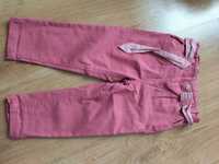 Różowe jeansy dla dziewczynki r86