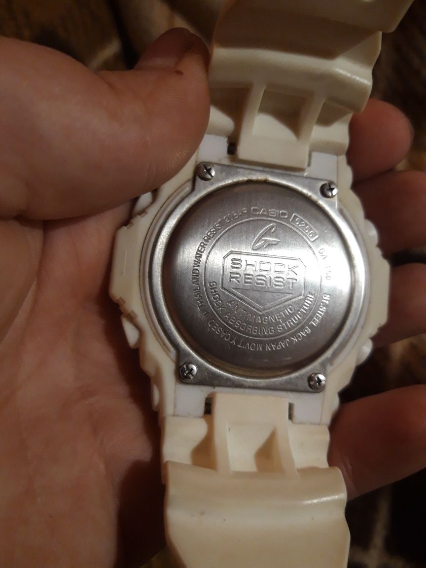 Casio G Shock GA-150 часы мужские наручные белые электронные касио