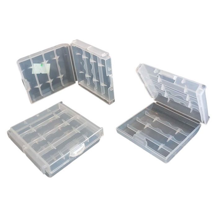 plastikowe pudełko etui na baterie aa oraz aaa 3 s
