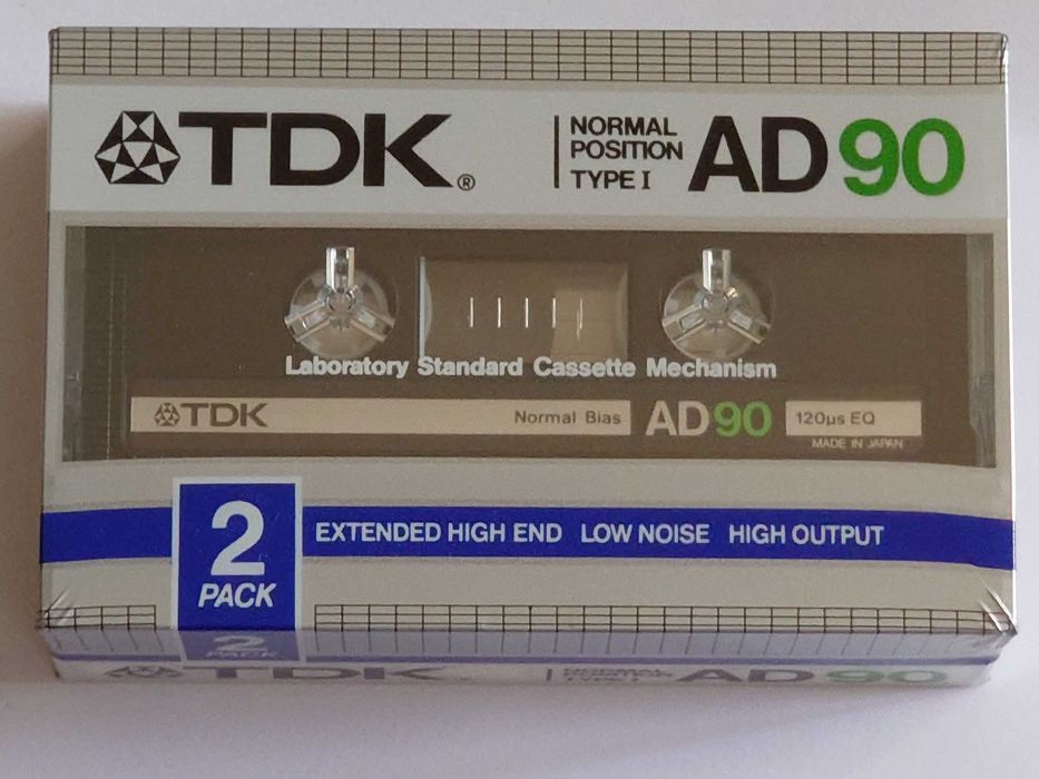 TDK AD90 model na rok 1984 rynek Europejski 2 pack.