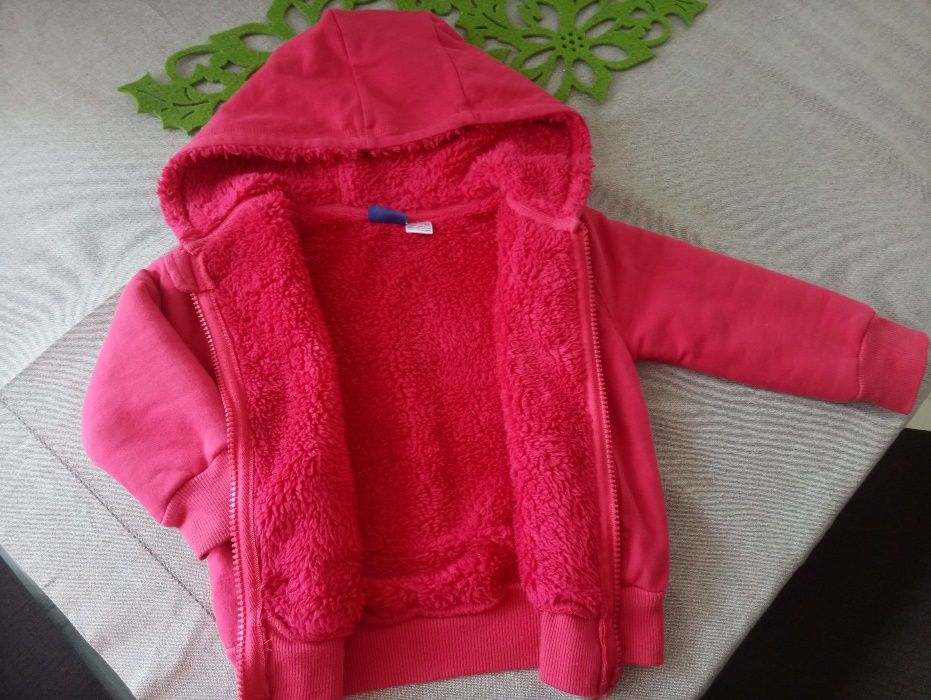 bluza-kurtka na kożuszku r. 86/92 (12-24 m-ce)