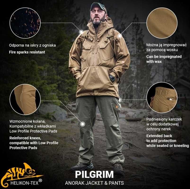 Комплект PILGRIM Helikon tex штаны + куртка анорак+ раздельно горка