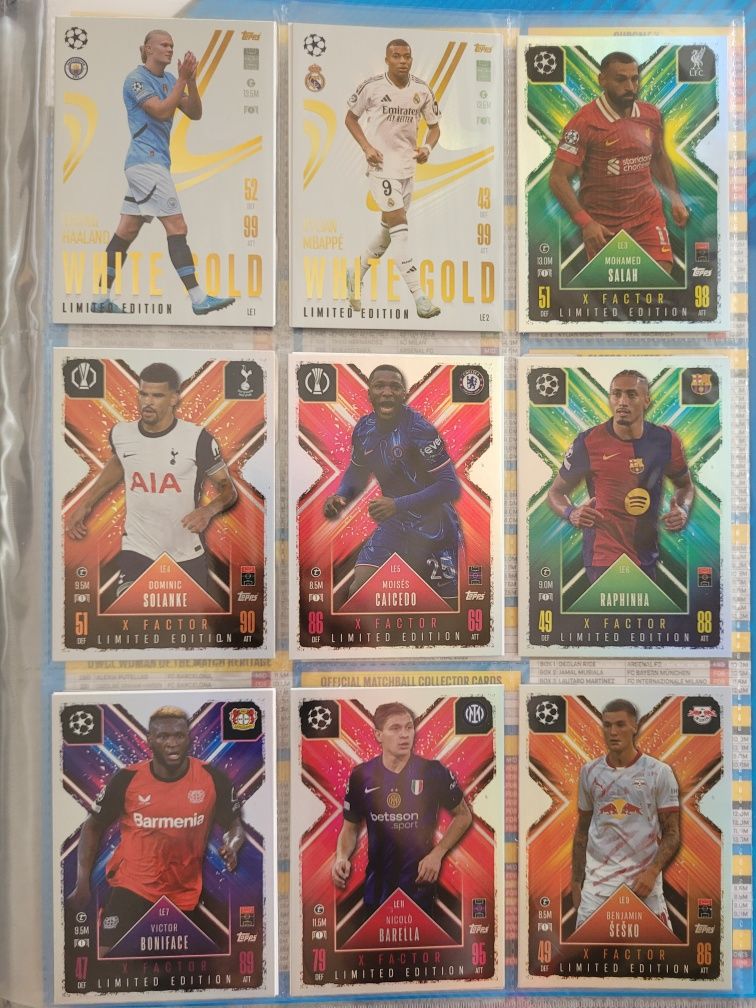 Cartas Match Attax Extra 24/25