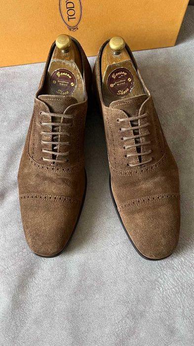 Оригінальні Замшеві Оксфорди Tods 44р