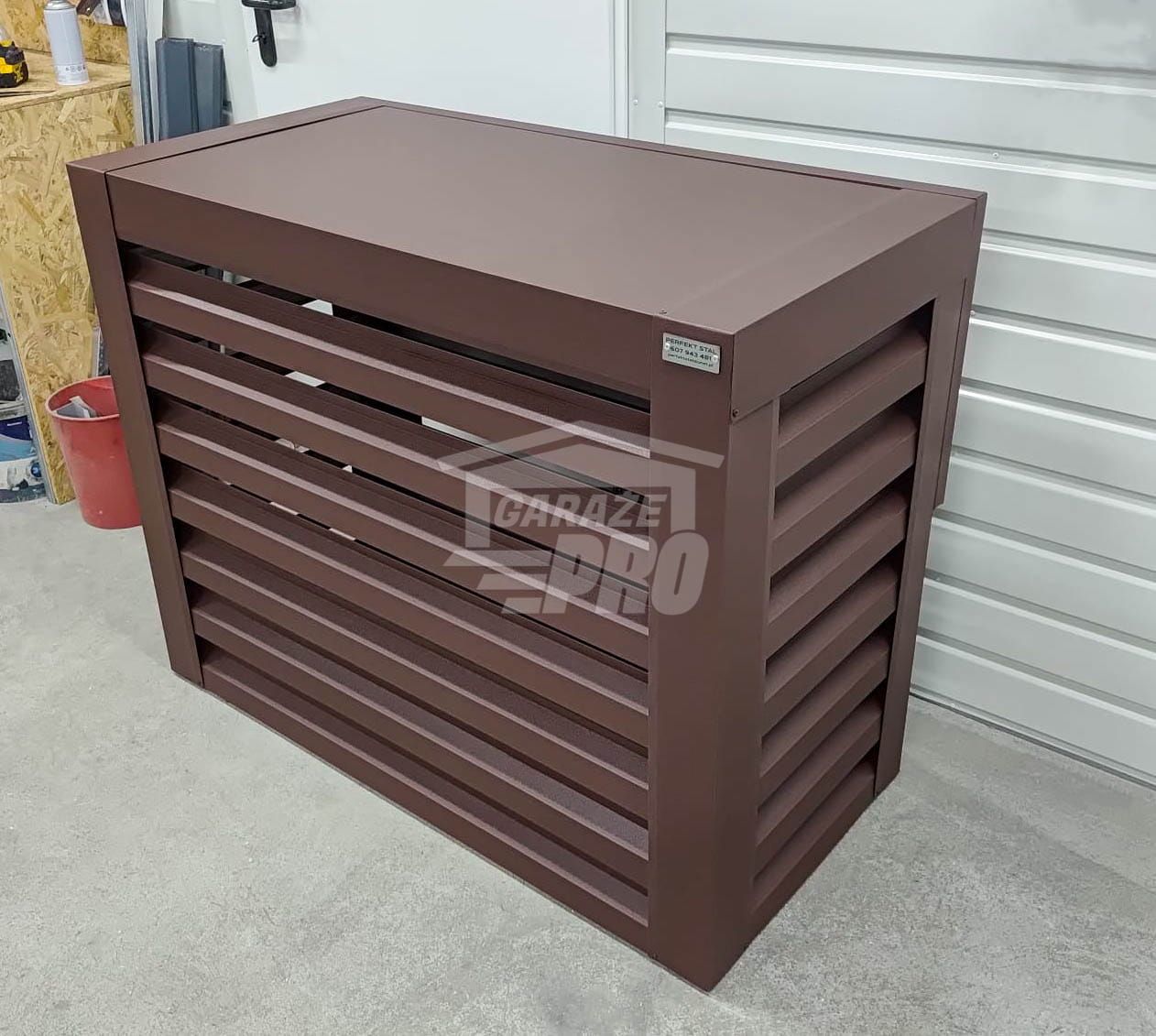Osłona klimatyzatora pompy ciepła 90x40x80 cm Zabudowa GP535
