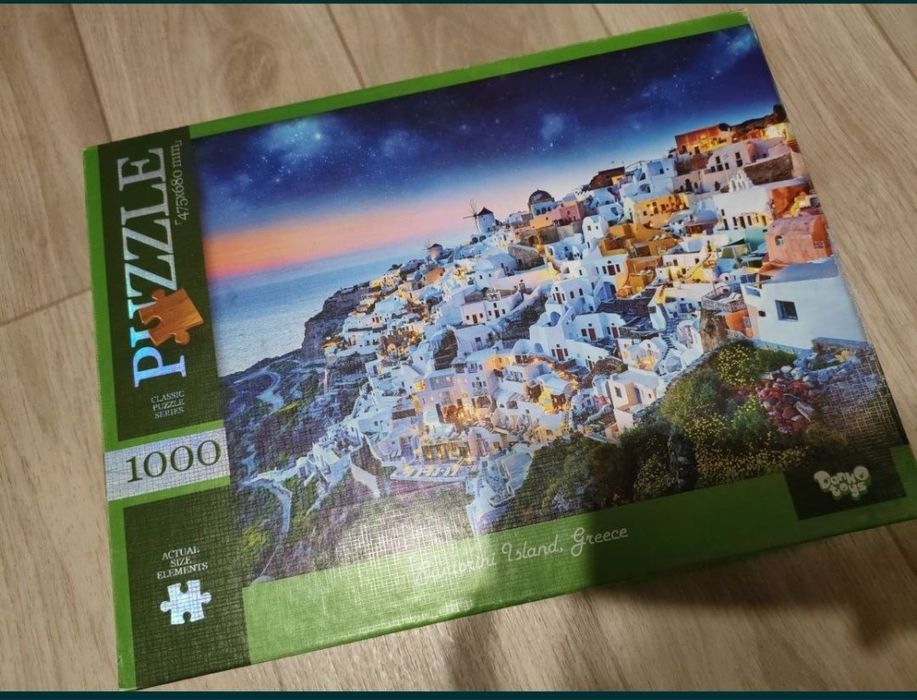 Пазли 1000 шт Санторіні пазлы puzzle danko toys