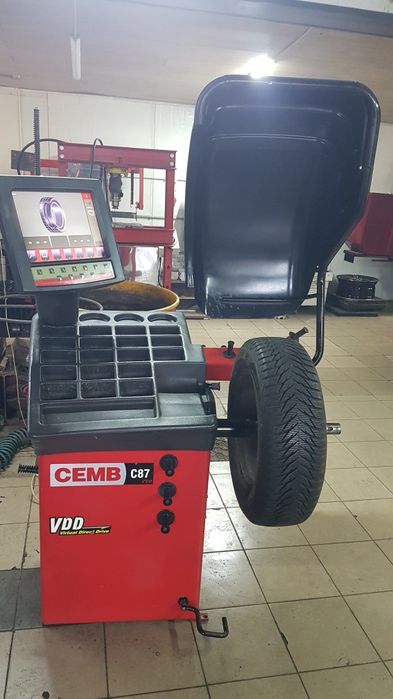 Wyważarka cemb c87 sonar, pneumatyczny uchwyt