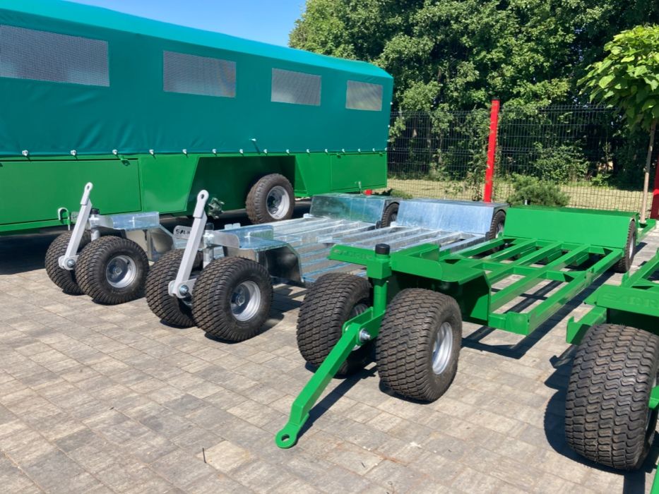 Wózek sadowniczy 3 skrzyniopalety WR34 Sadrim