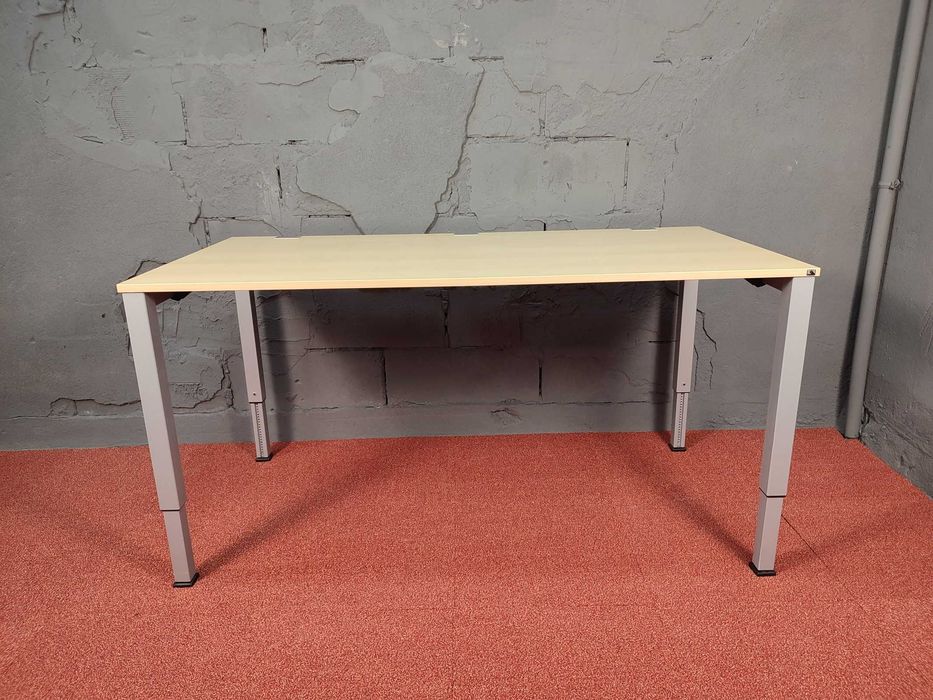 Biurko 160x80cm HOME OFFICE brzoza regulacja wysokości wysoka jakość