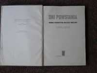 Książka  z 1957r.   Dni Powstania Warszawskiego