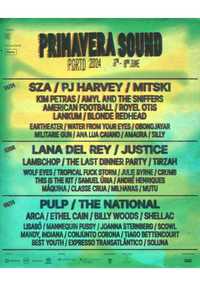 2 Bilhetes NOS Primavera Sound - 6 junho - SZA / MITSKI / PJ Harvey