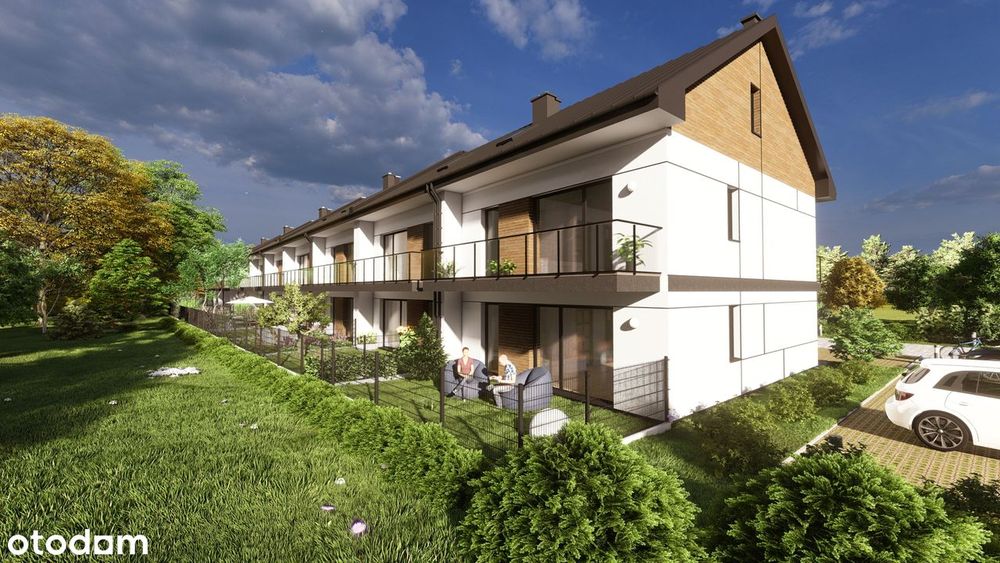 Mieszkanie bezczynszowe 53 m2, 3 pokoje, z własnym ogrodem