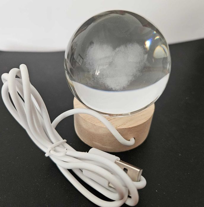 Candeeiro Cristal Coração