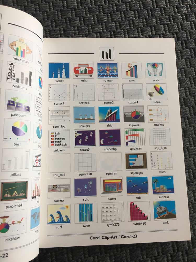 Corel Draw 3.0 | clipart, symbols & flics