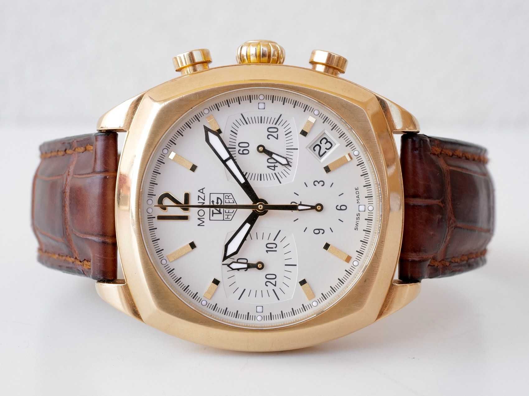 TAG Heuer Monza Chronograph 18K Yellow Gold