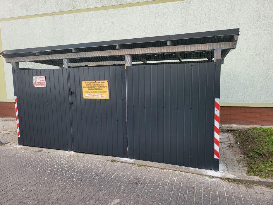 Nowa wiata smietnikowa lub na rowery wykonam