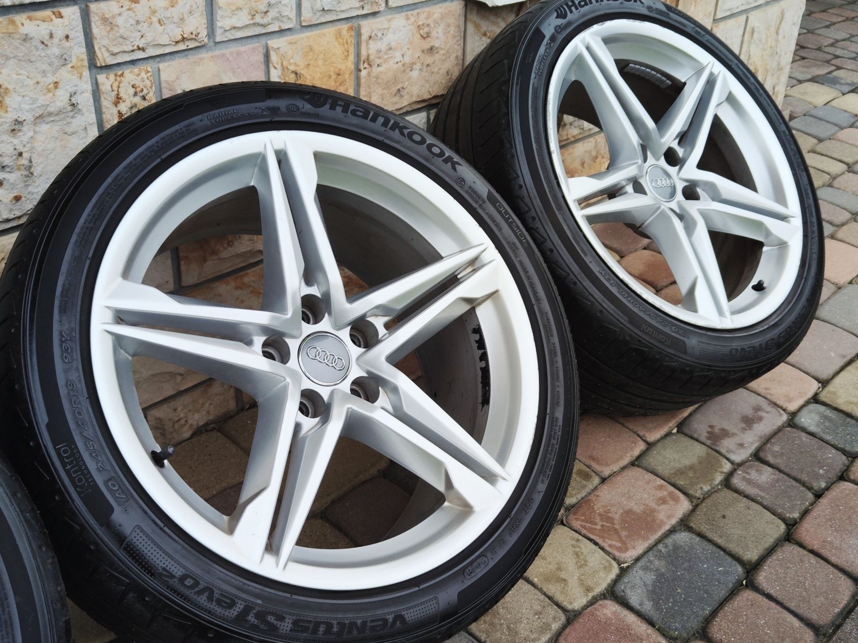 Koła 18 5x112 Oryginał Audi A5 A4 B9 VW 8.5J ET29/ Opony Hankook