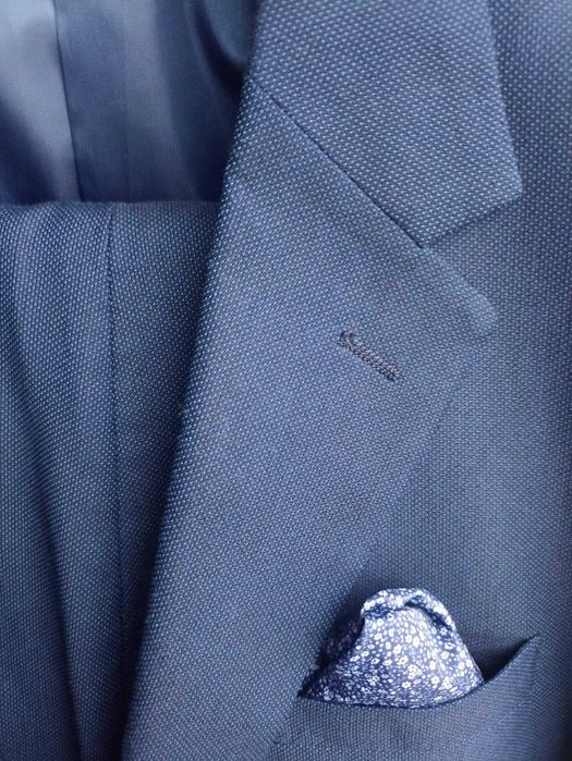 Granatowy garnitur męski PAWO