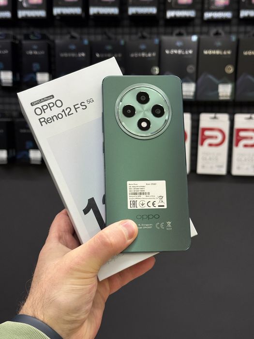 Офіційний OPPO Reno12 FS 5G 12/512 Black Green Оплата частинам