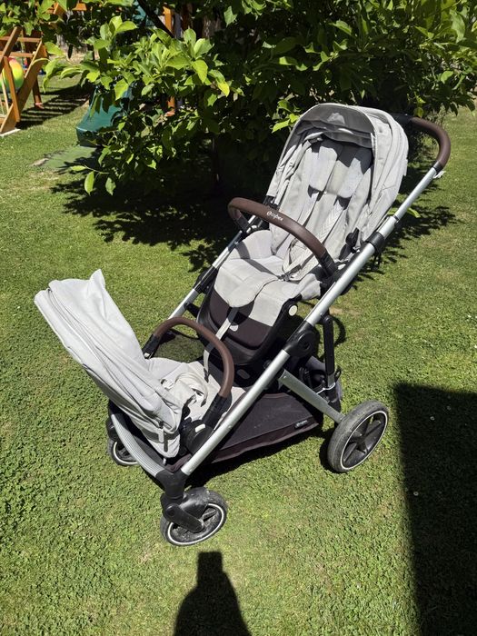 Wózek bliźniaczy Cybex gazelle s (lava grey)