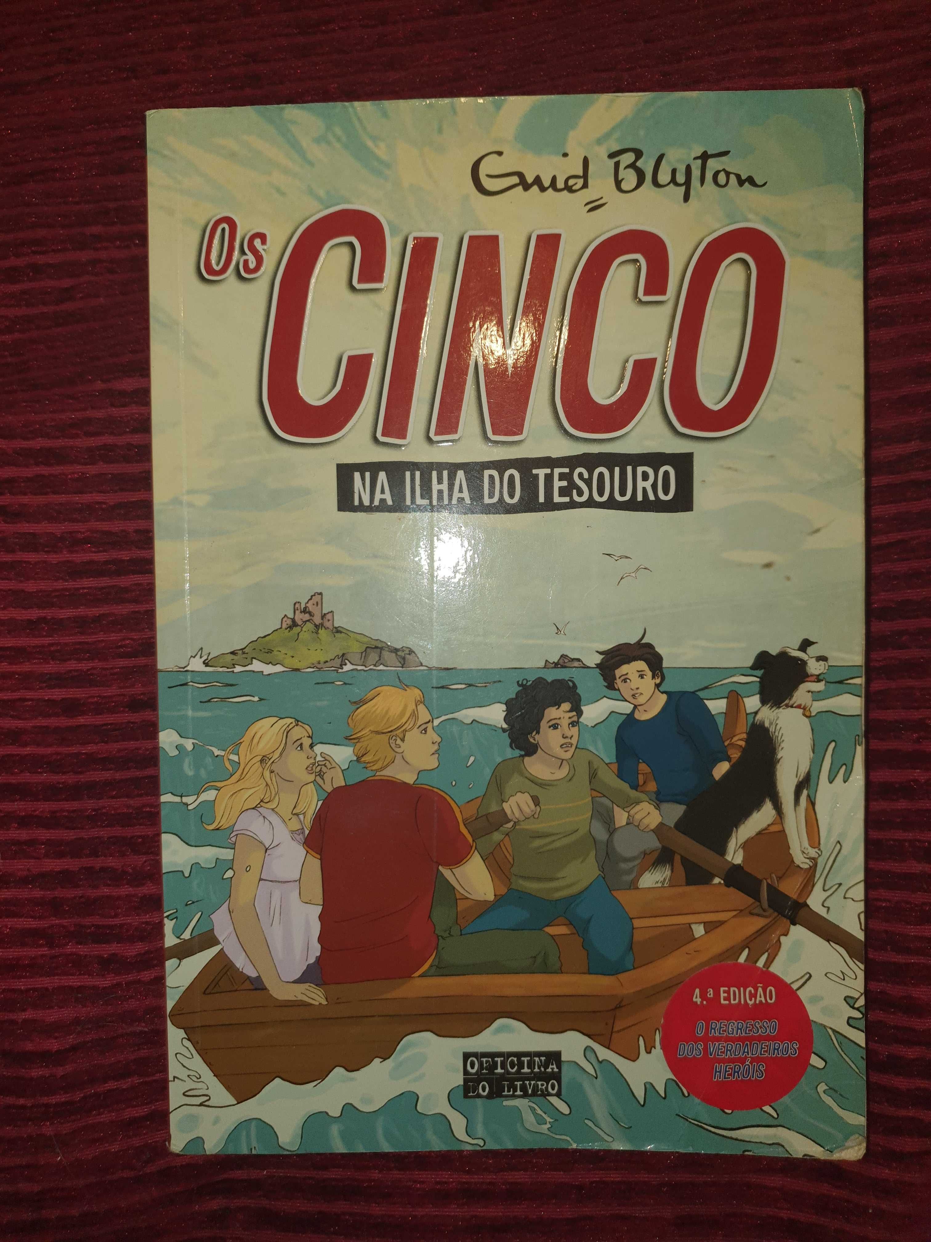 Livro OS CINCO Na ilha do Tesouro