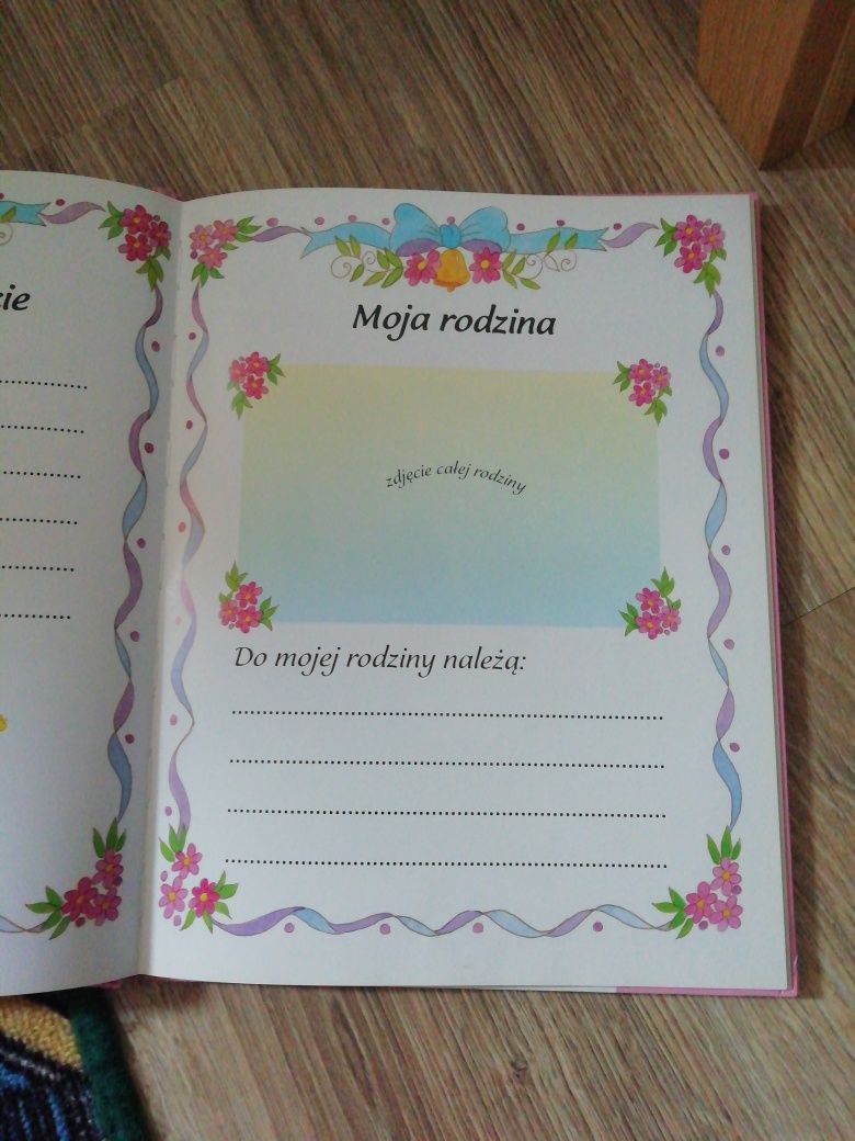Mój pierwszy pamiętnik metryczka dziecka