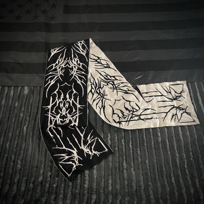 two-sided neo tribal scarf двосторонній шарф у стилі трайбл