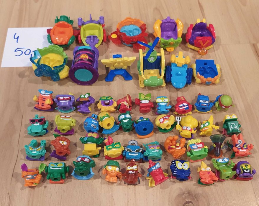 Pojazdy i figurki 40 szt Super Zings Superthings 4 zestaw
