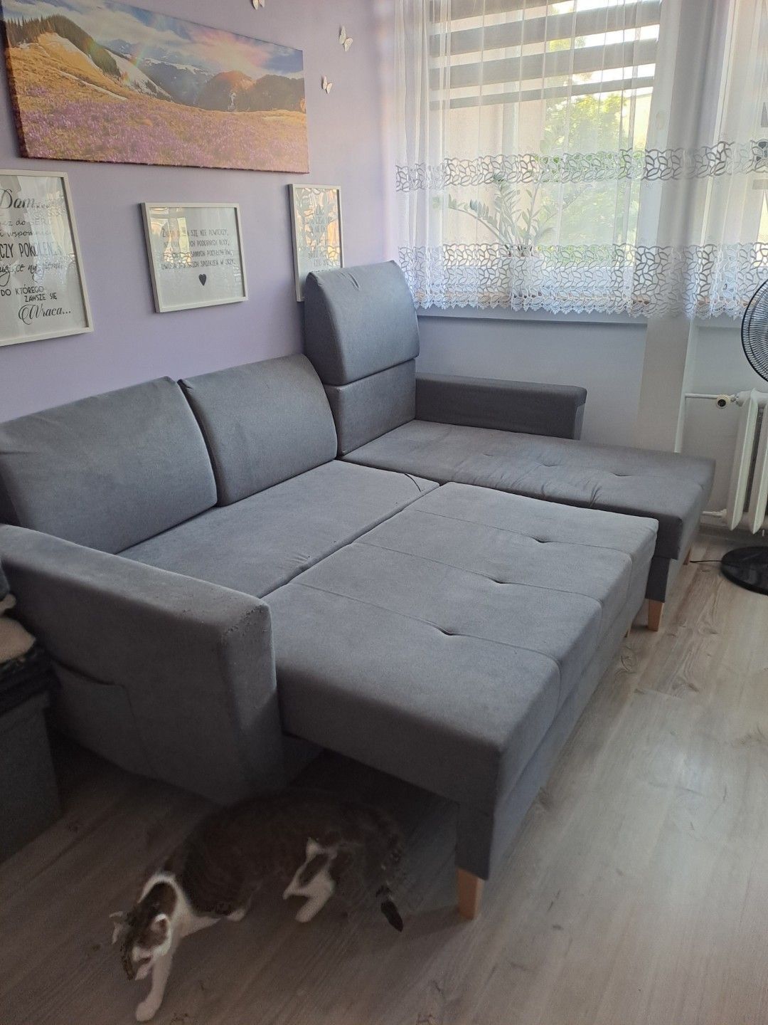 Narożnik z funkcją spania